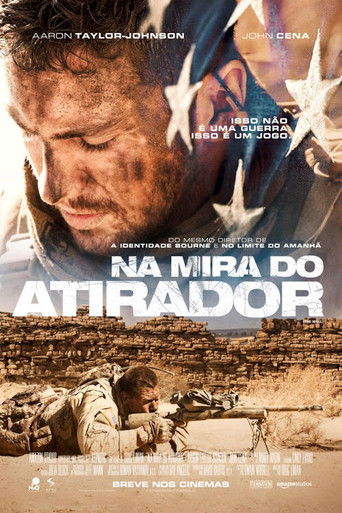 capa na mira do atirador